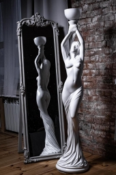 Скульптура (торшер) из гипса NIMFA 7800