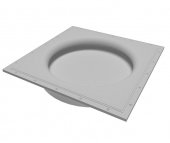 Гипсовый светильник под шпаклевку DOME KS-380