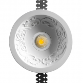 Гипсовый светильник под шпаклевку DOME 7429