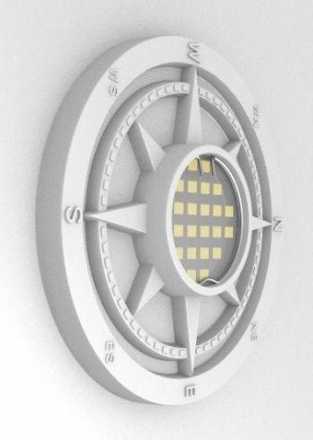 Гипсовый светильник встраиваемый INN DK-023